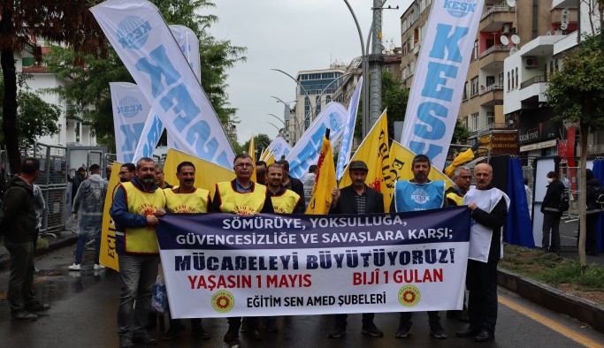 Emekçiler Diyarbakır’dan seslendi: Emek sömürüsünü, işsizliği, KHK’leri, kayyımları reddediyoruz