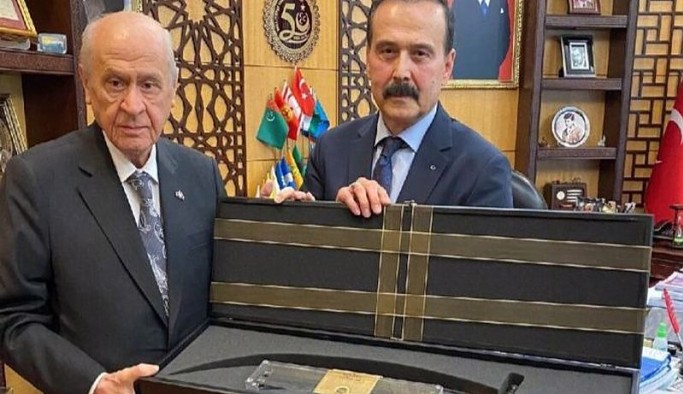 Suç örgütü lideri Kürşad Yılmaz, Bahçeli’yi ziyaret etti