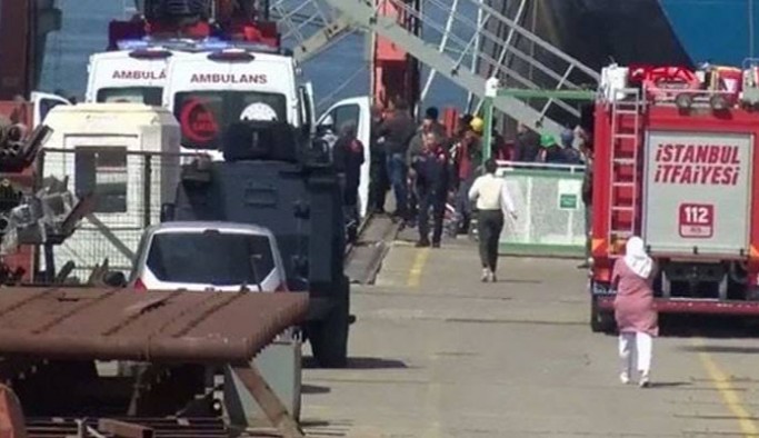 Tuzla'da bulunan bir tersanede patlama meydana geldi: Yaralılar var