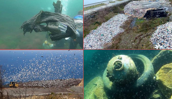 Karadeniz'in dibi çöplüğe döndü: Kilometrekareye bin 800 adet çöp