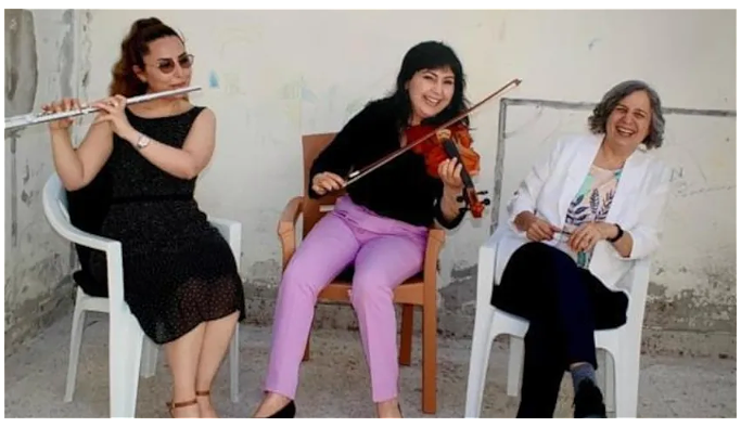 Gültan Kışanak, Figen Yüksekdağ ve Gazel Bulut'tan 'cezaevi orkestrası'