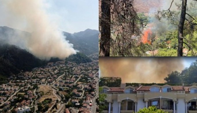 Marmaris’te büyük felaketin birinci yılında orman yangını