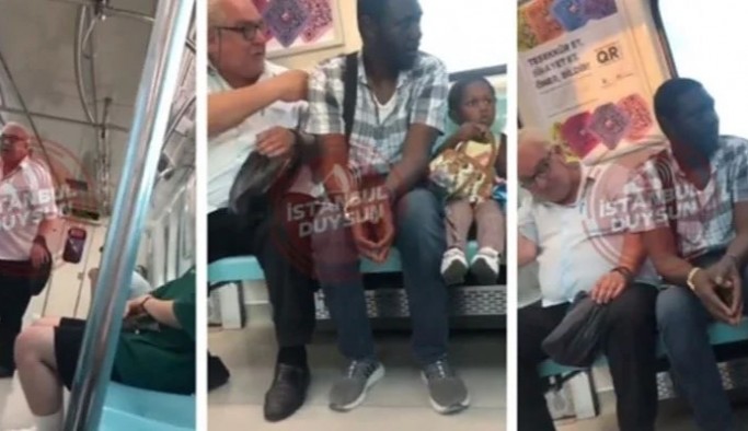 Metrodaki ırkçı saldırı sosyal medyada gündem oldu: Siyah aileye küfürler yağdırdı