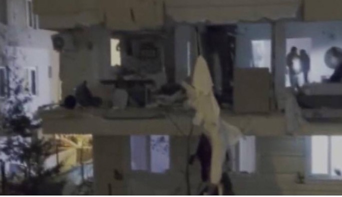 Ümraniye'de 4 katlı binada patlama