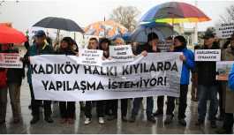 Kadıköy kıyılarının yapılaşmaya açılması protesto edildi