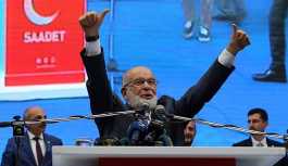 Saadet Partisi 5, Karamollaoğlu 10 puanda'