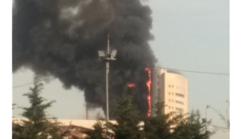 Taksim İlkyardım Hastanesi'nde yangın