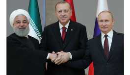 Üçlü zirvenin ardından ortak basın toplantısı