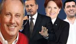 Erdoğan mı, İnce mi? Son seçim anketinde fark kıl payı