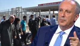 Muharrem İnce: Bayrama giden Suriyeli'yi almam