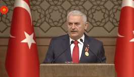 Erdoğan, Yıldırım'a Devlet Şeref Madalyası verdi