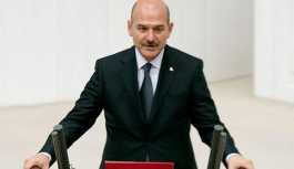 Meclis'te Süleyman Soylu protestosu