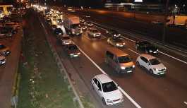 Kurban Bayramı dönüşü trafik yoğunluğu başladı