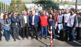 TARİŞ işçileri eylemlerinde kararlı