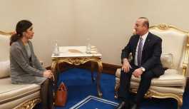 Çavuşoğlu Nobel ödüllü Murad'ı kabul etti