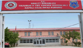 Erzurum H Tipi Kapalı Cezaevi'nde 3 tutuklu hücrede tutuluyor
