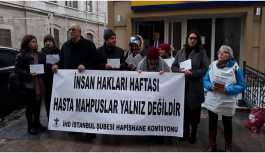 İHD’liler hasta tutuklulara kart gönderdi