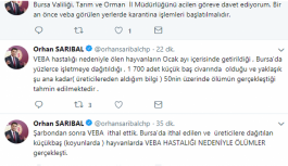 CHP'li Sarıbal'dan veba paylaşımı