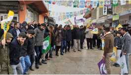 HDP Van ve Hakkari'de seçim çalışmalarını sürdürdü