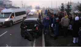 Düzce’de trafik kazası: 12 yaralı