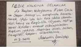 Demirtaş’tan Iğdırlılara mektup