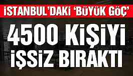 4500 kişi işten çıkarılacak