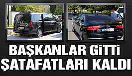 Başkanlar gitti milyonluk araçları kullanan yok