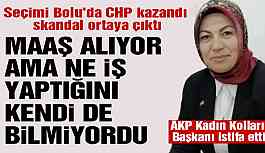 Belediyeden maaş alan AKP’li başkan istifa etti