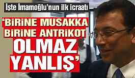 İmamoğlu’ndan ilk icraat: Tabldotu eşitledi
