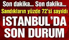 İstanbul’da yeniden sayılan seçim sonuçlarında son durum