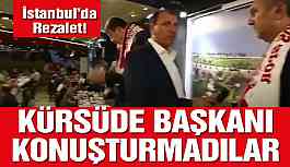 Yardım yemeğinde rezalet