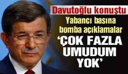 Davutoğlu, FT’ye konuştu: AKP’de genel bir mutsuzluk var