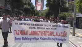 Maden işçileri haklarını istiyor