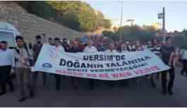 Sezai Temelli doğanın korunması için Dersimlilerle yürüdü