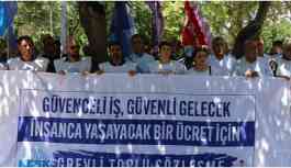 Van’dan yola çıkan KESK’liler Antep’e ulaştı
