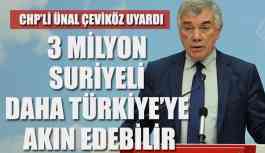 '3 milyon Suriyeli daha Türkiye'ye gelebilir'