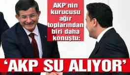 “AKP teknesi su alıyor”