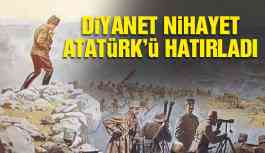 Diyanet Atatürk’ü hatırladı
