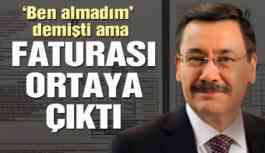 Gökçek ‘ben almadım’ demişti ama belgesi ortaya çıktı