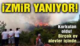 İzmir'de yangın köylere sıçradı