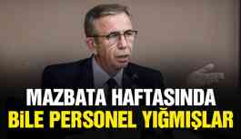 Mazbata haftasında bile personel yığmışlar
