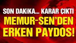 Son Dakika... Memur-Sen iş bırakma kararı aldı