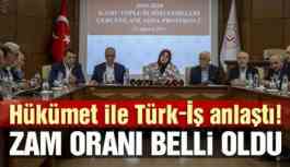 Son dakika... Hükümet ile Türk-İş anlaştı! Zam oranı belli oldu!
