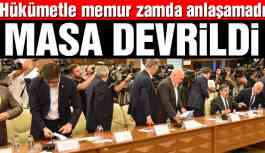 Son dakika: Hükümetle memur zamda anlaşamadı