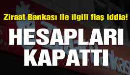 Ziraat Bankası, ABD yaptırımları sonrası hesaplarını kapattı