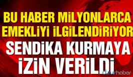Emekliye sendika yolu