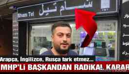 MHP'li Başkandan Radikal Karar!