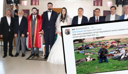 Yeğeninin nikah fotoğrafını paylaştı! Halepçe katliamı gündeme geldi