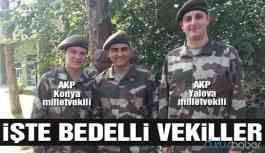 Bedelli askelik yapan AKP'li vekiller terhis oldu