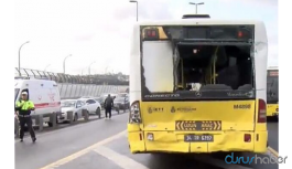 İstanbul'da iki metrobüs çarpıştı: Yaralılar var